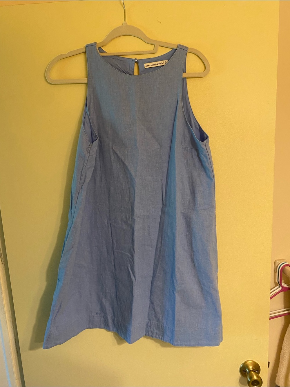 Abercrombie & Fitch Light Blue Sleeveless Shift Dress